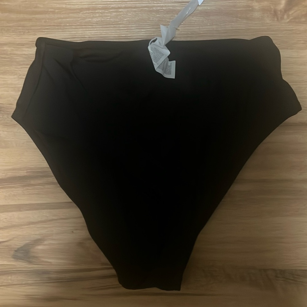 Black Bikini Bottoms High wasited